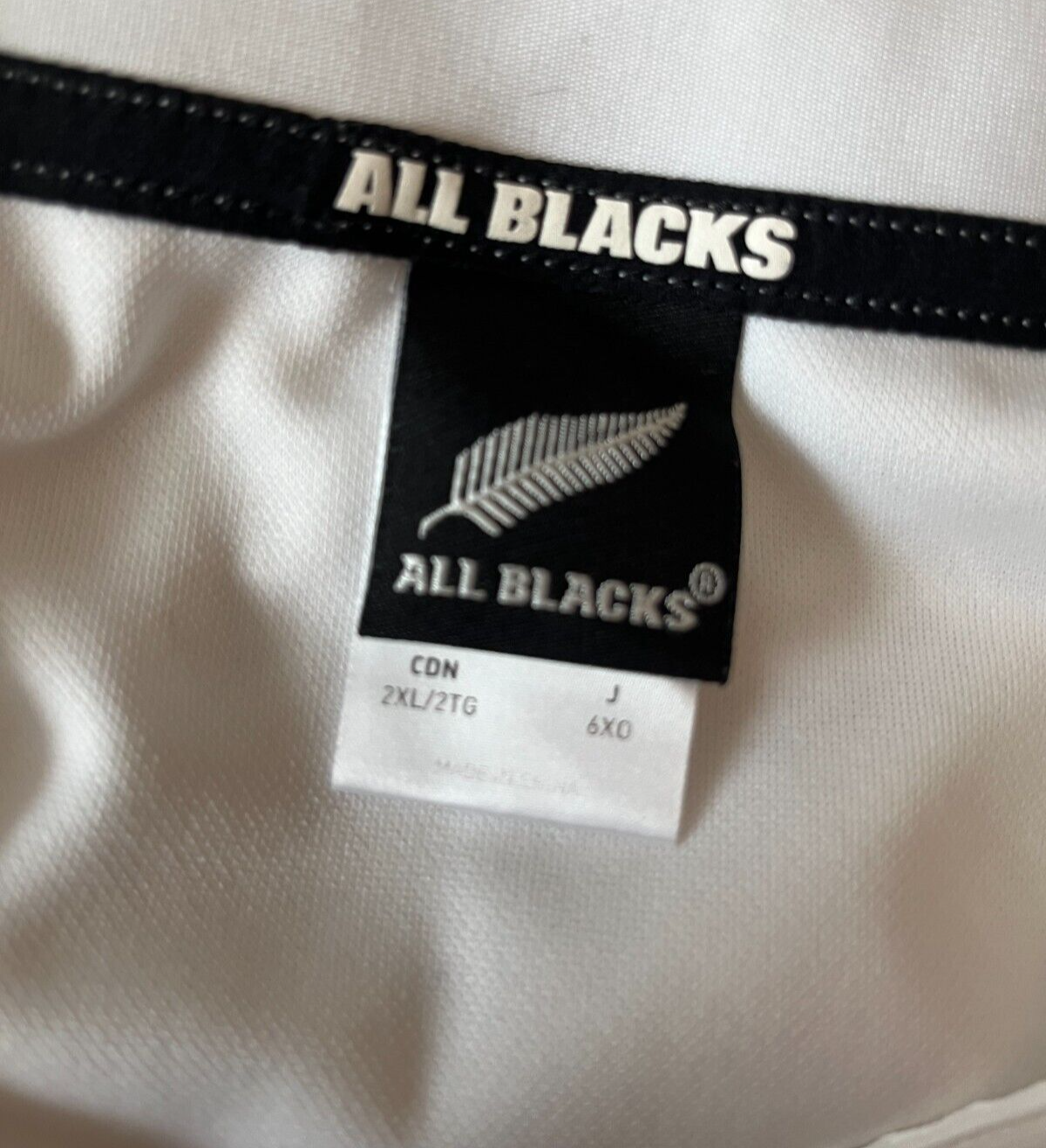 New Zealand Rugby All Blacks 2018 Away Shirt Jersey Adidas Size Men 2XL