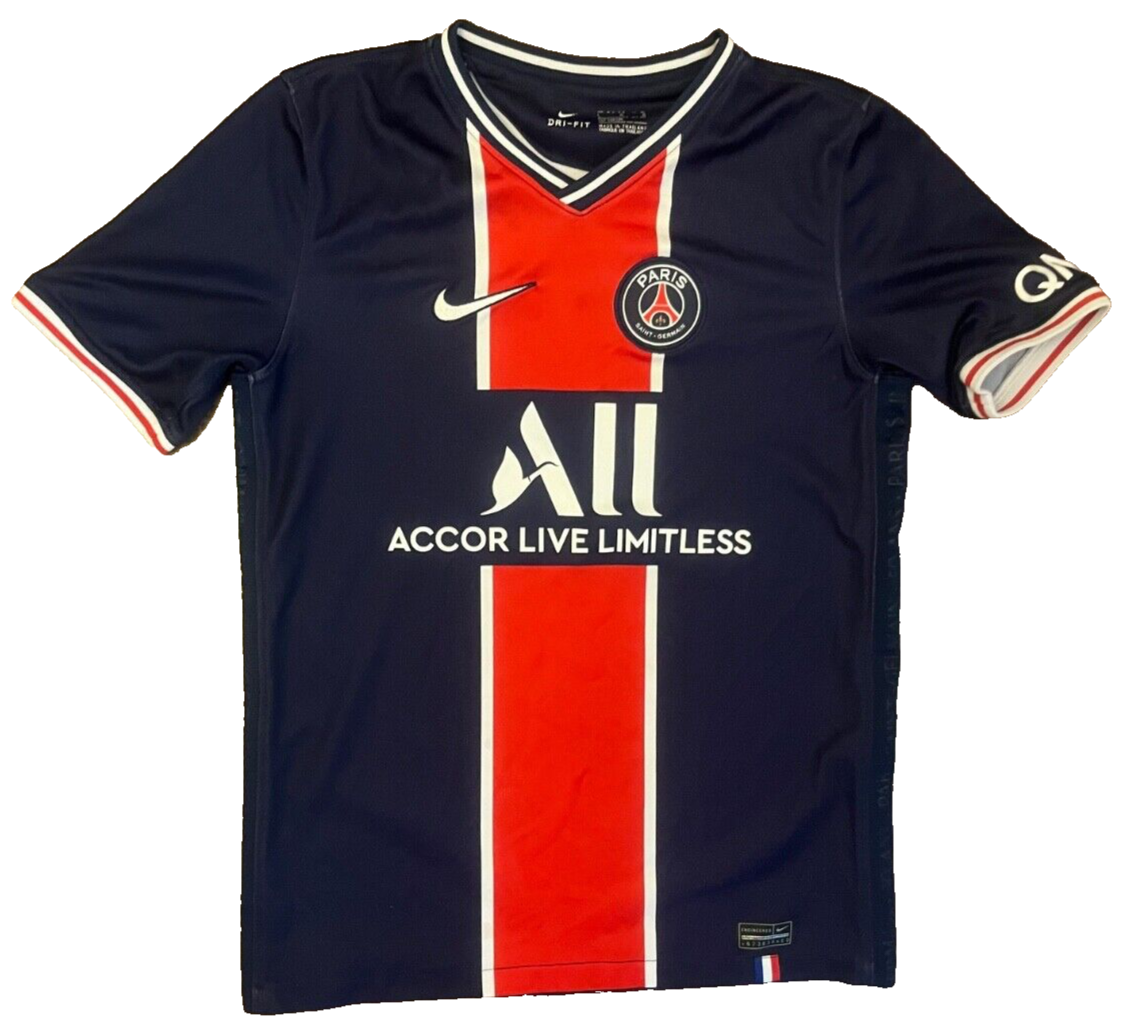 PSG Paris Saint Germain Jersey 2020 2021 Home Shirt Nike Football Size Youth L