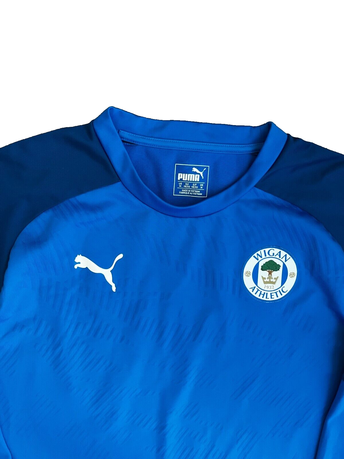 Wigan Athletic Sweater Football Training Sweatshirt Pullover Puma Size Men M