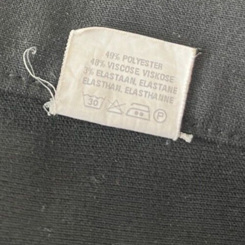 Karl Lagerfeld Black Suit Pants Trousers Men Size 35 Straight Leg