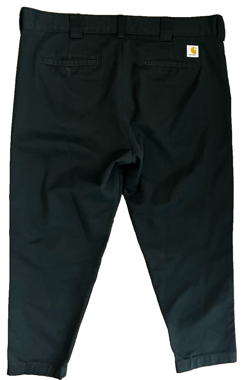 Carhartt Master Pant Tappered Trousers Black Men 38x32 Chino Pants