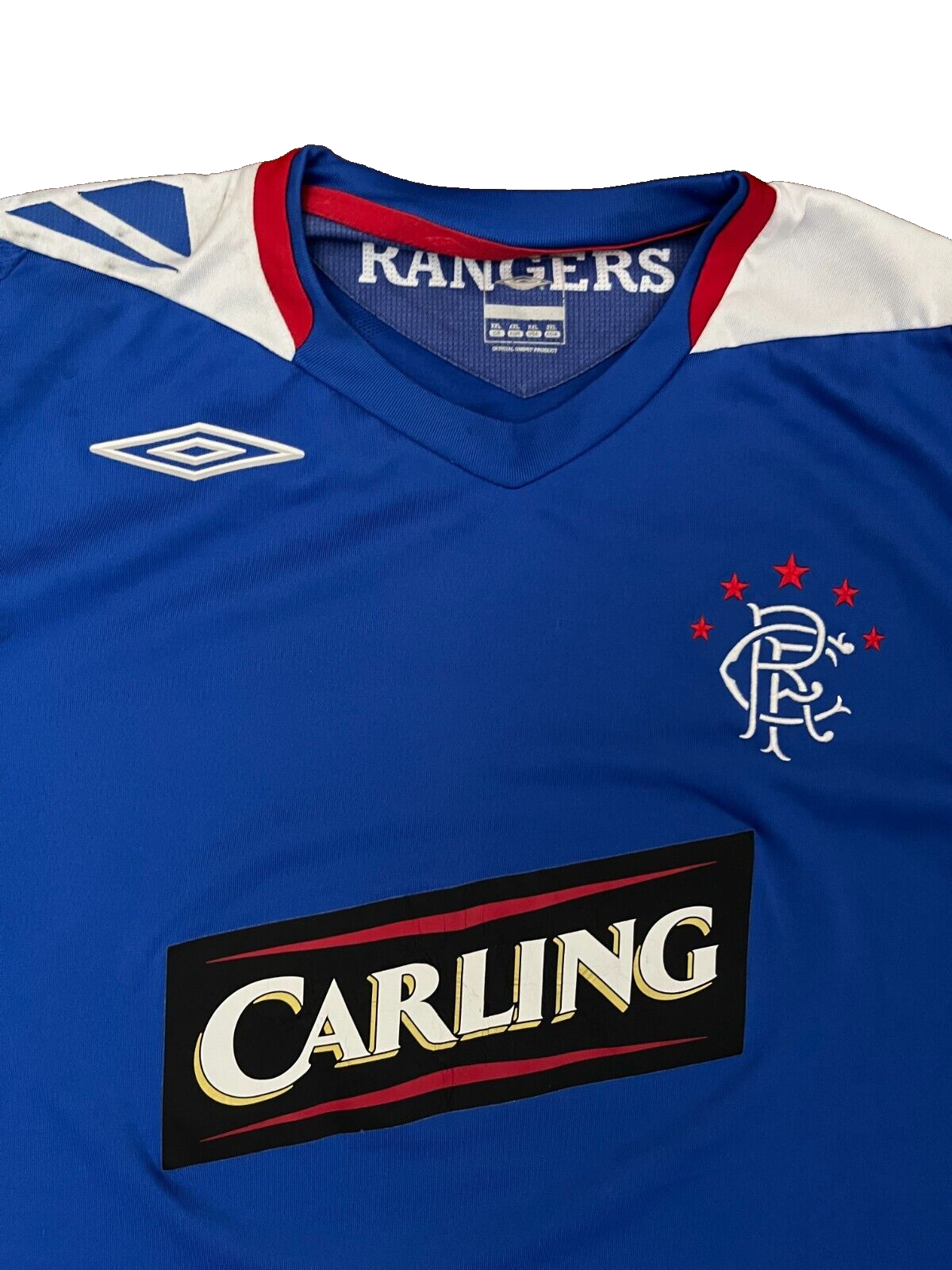 Glasgow Rangers 2006 2007 Home Shirt Jersey Umbro Camiseta Trikot Mailot 2XL