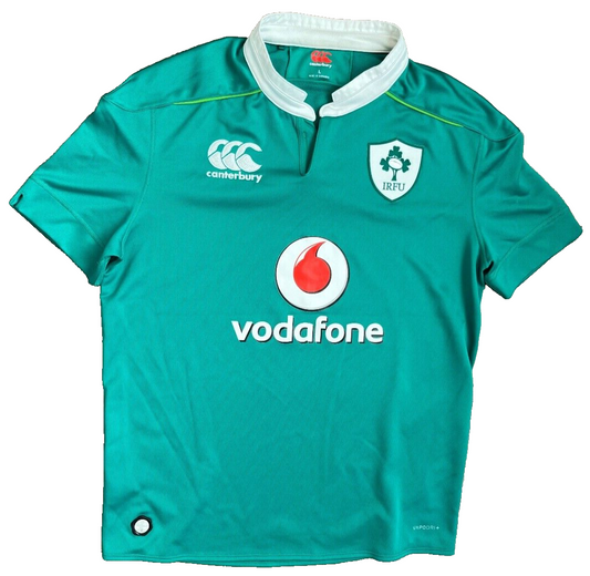 IRFU Ireland Rugby Jersey 2016 2017 Home Shirt Canterbury Size Men L