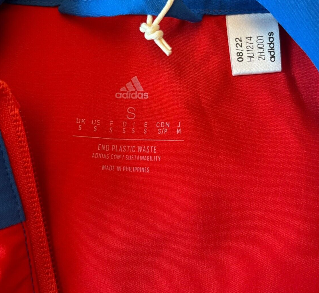 BNWT Bayern Munich Training Jacket Full Zip Football Adidas Size Men S