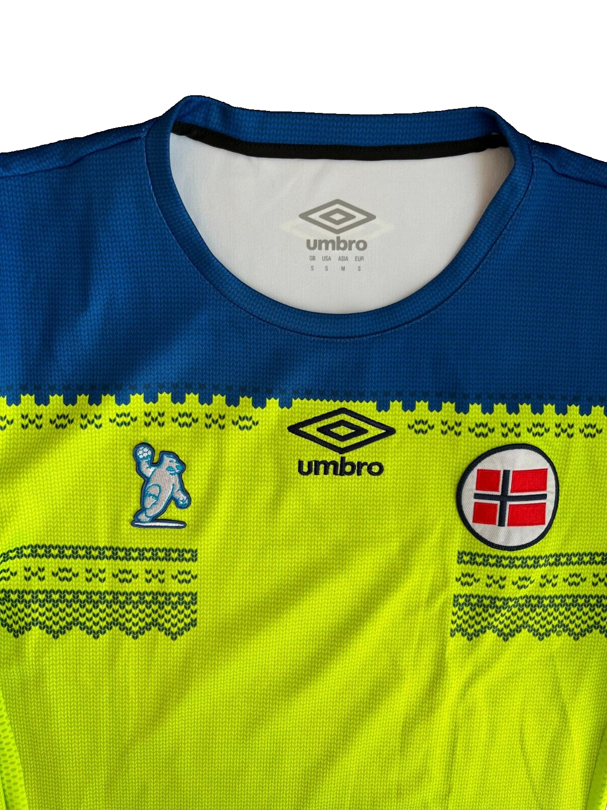 RARE Norway Handball Jersey Shirt Umbro Size Men S
