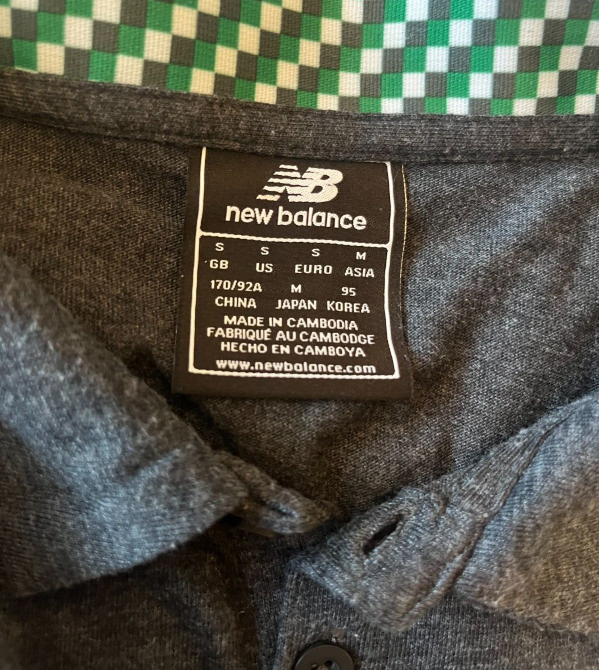 Glasgow Celtic Jersey Polo Training Shirt New Balance Football Size Men S