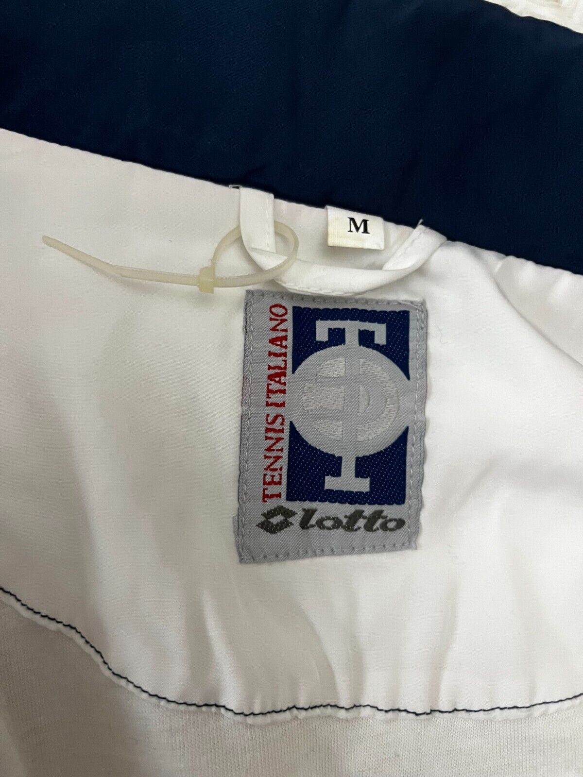 BNWT Vintage Tennis Italiano Training Presentation Jacket Sudadera Lotto Size M