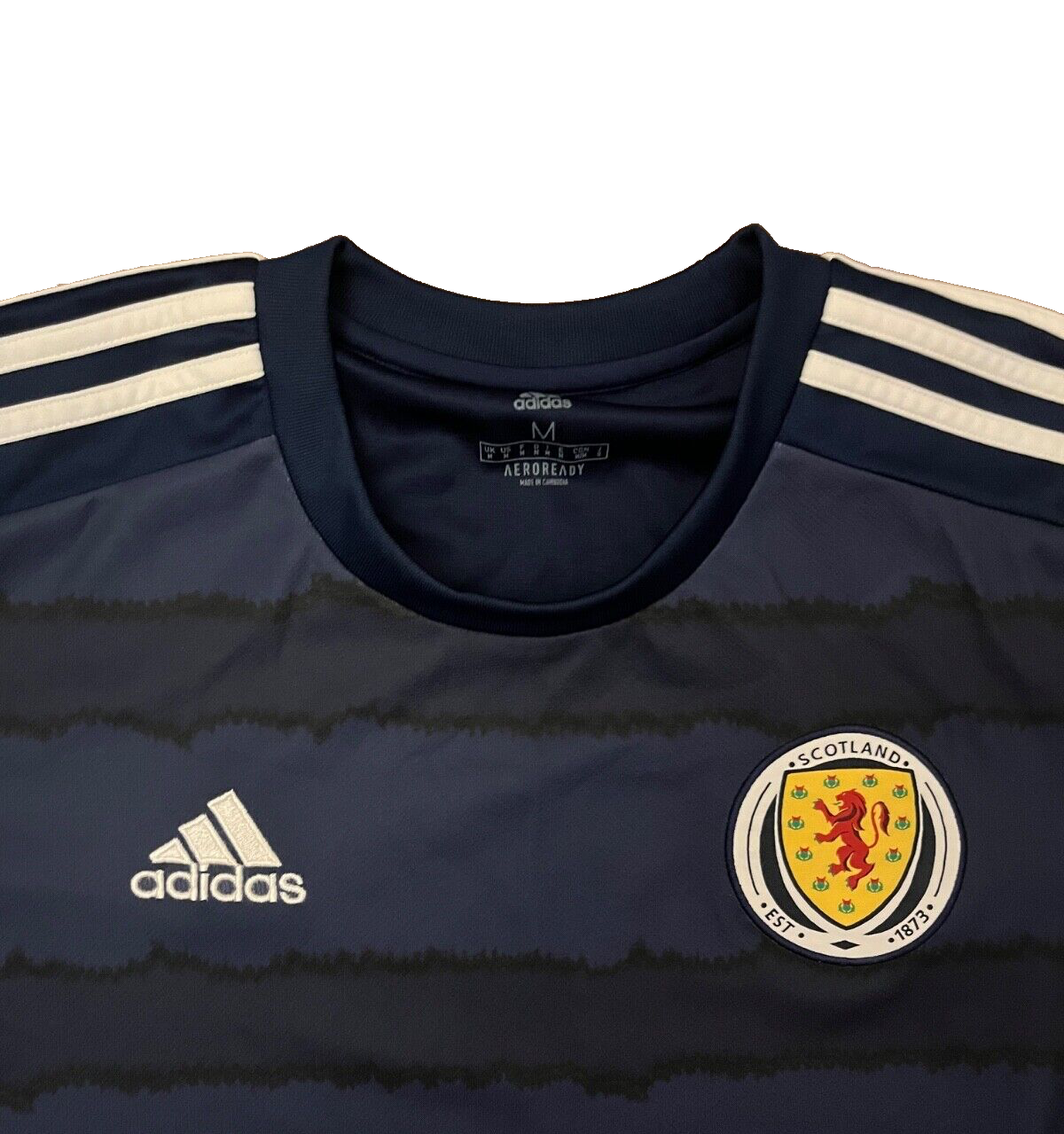 Scotland Jersey 2020 2021 Home Shirt EURO Patches Adidas Football Men Size M