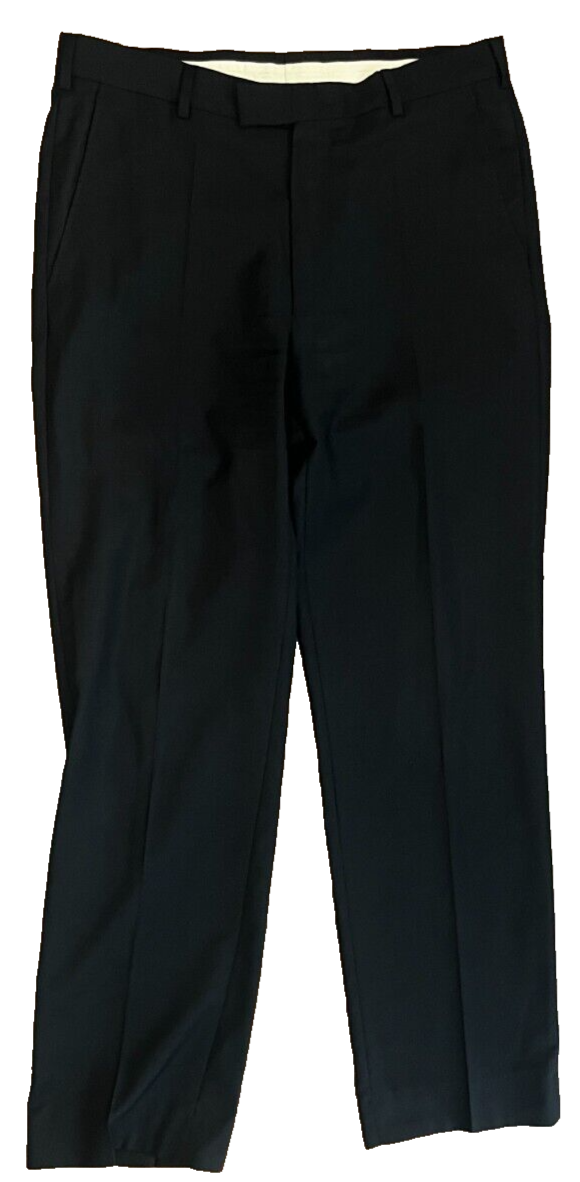 Z Zegna Wool Dress Pants Trousers Black Size Men 48 R