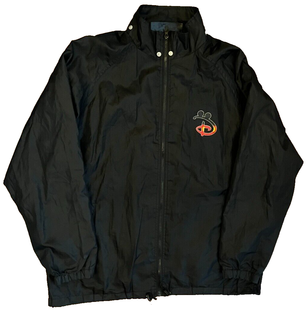 Disneyland Paris Jacket Windbreaker Oversized Full Zip Size Men M