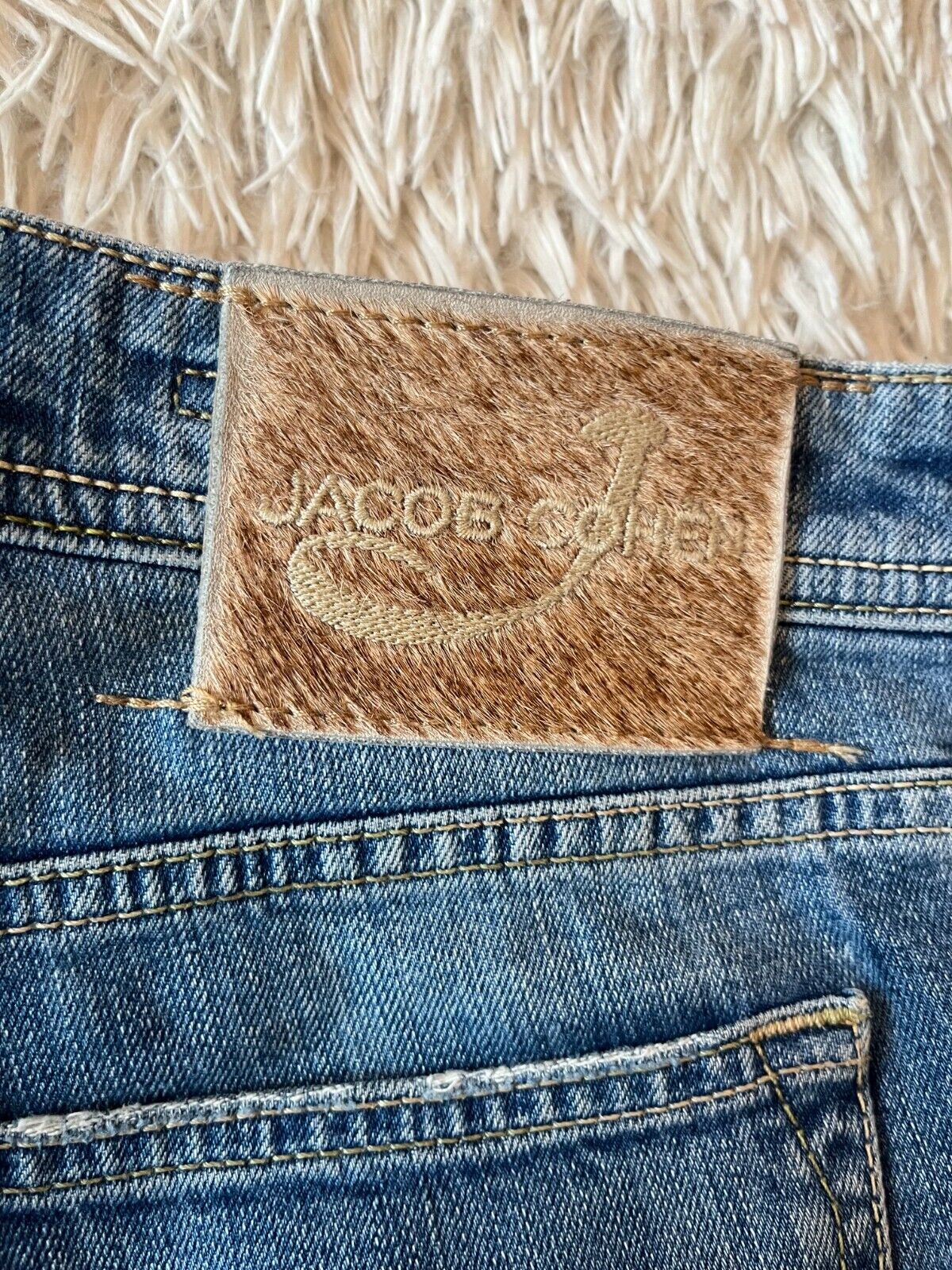 Jacob Cohen Blue Jeans Men Size 36 Regular Fit Straight Leg Denim J688 BARD