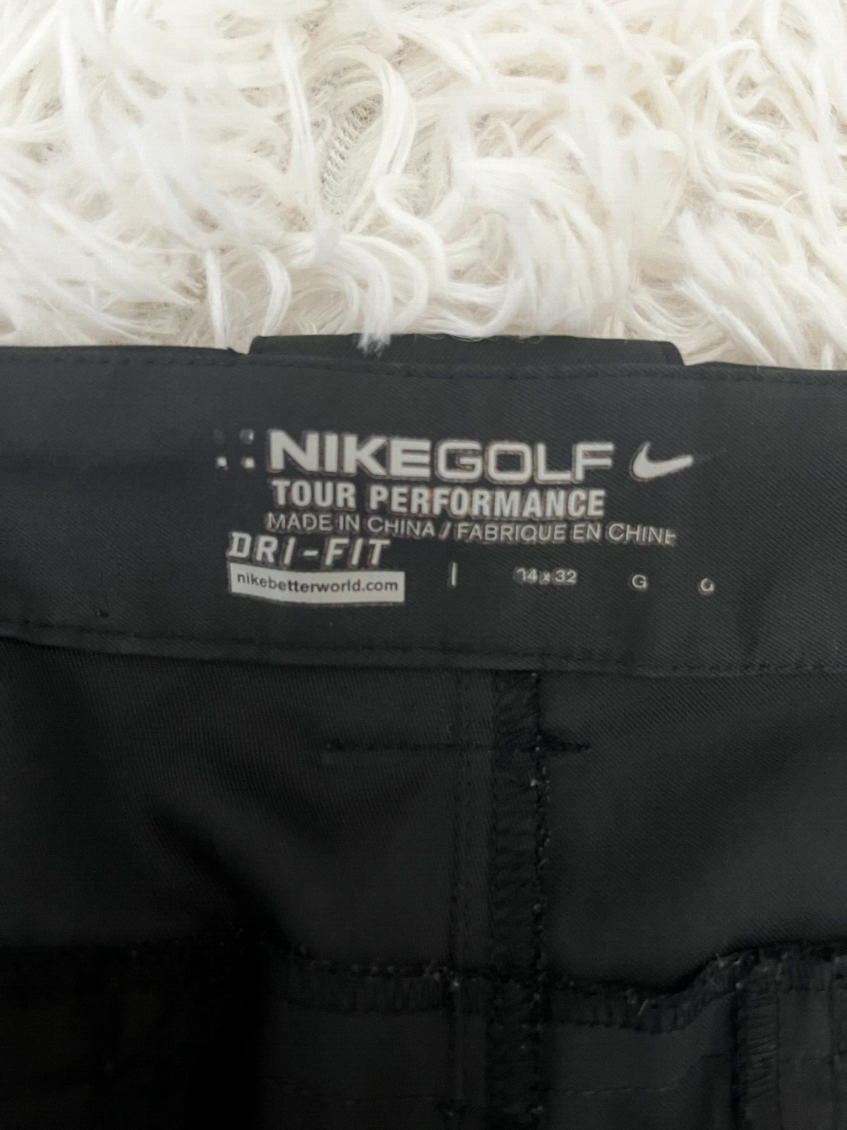Nike Golf Tour Performance Pants Men Size 34x32 Black