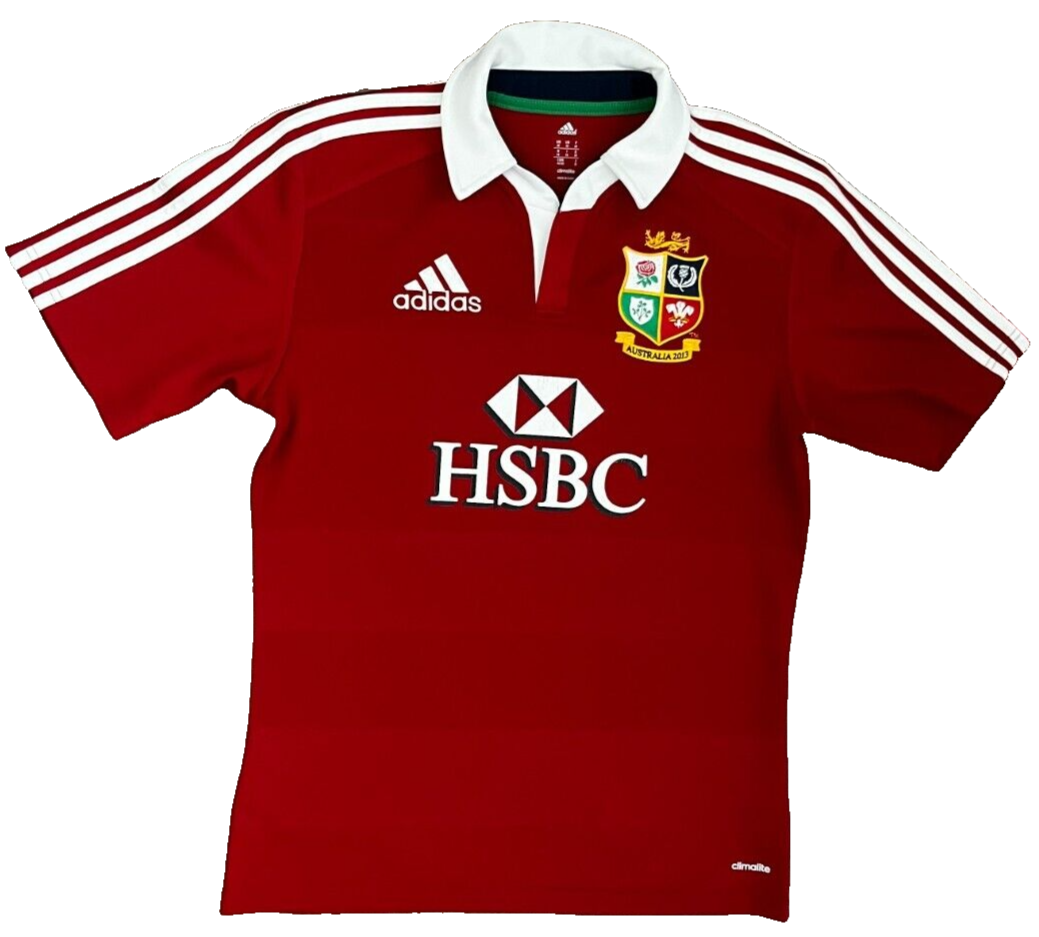British Irish Lions 2013 Shirt Jersey Adidas Camiseta Mailot Trikot Size Men M