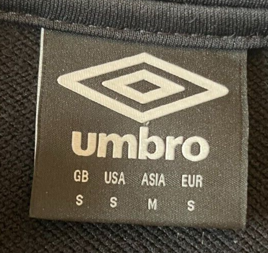 Burnley Football Training Top Long Sleeve Jacket Sweat Umbro Size Men S