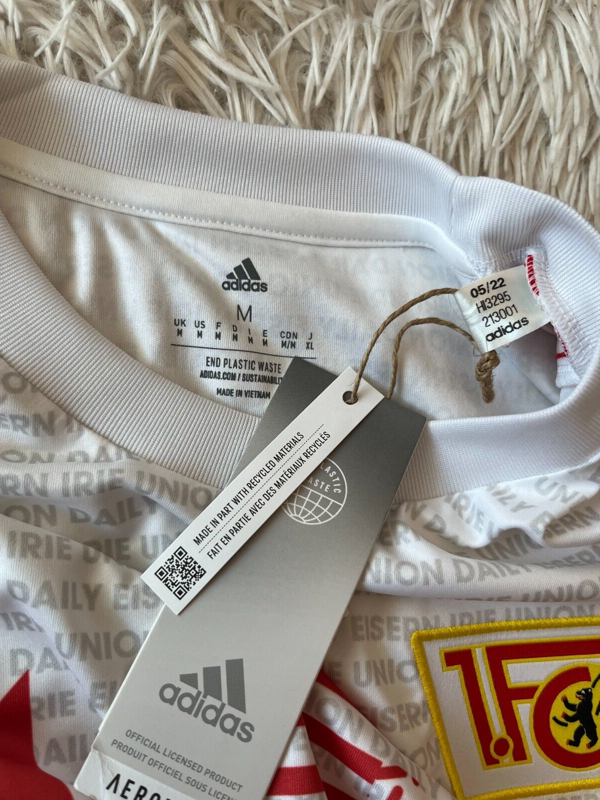 BNWT Union Berlin Jersey 2022 2023 Fourth Shirt Adidas Football Size Men M