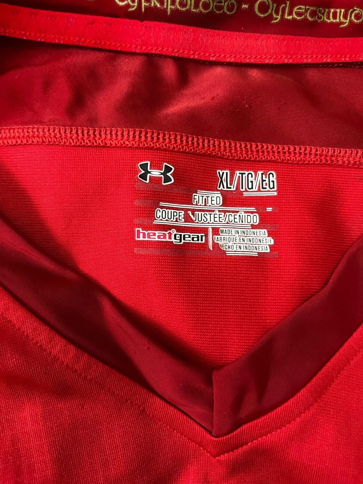 Wales Rugby Union 2015 2016 Shirt Jersey Under Armour Camiseta Trikot Mailot XL