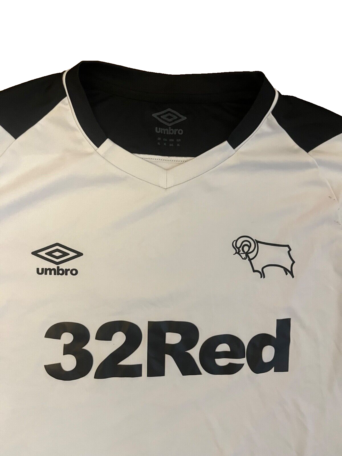 Derby County Jersey 2018 2019 Home Shirt Umbro Football Men Size XL