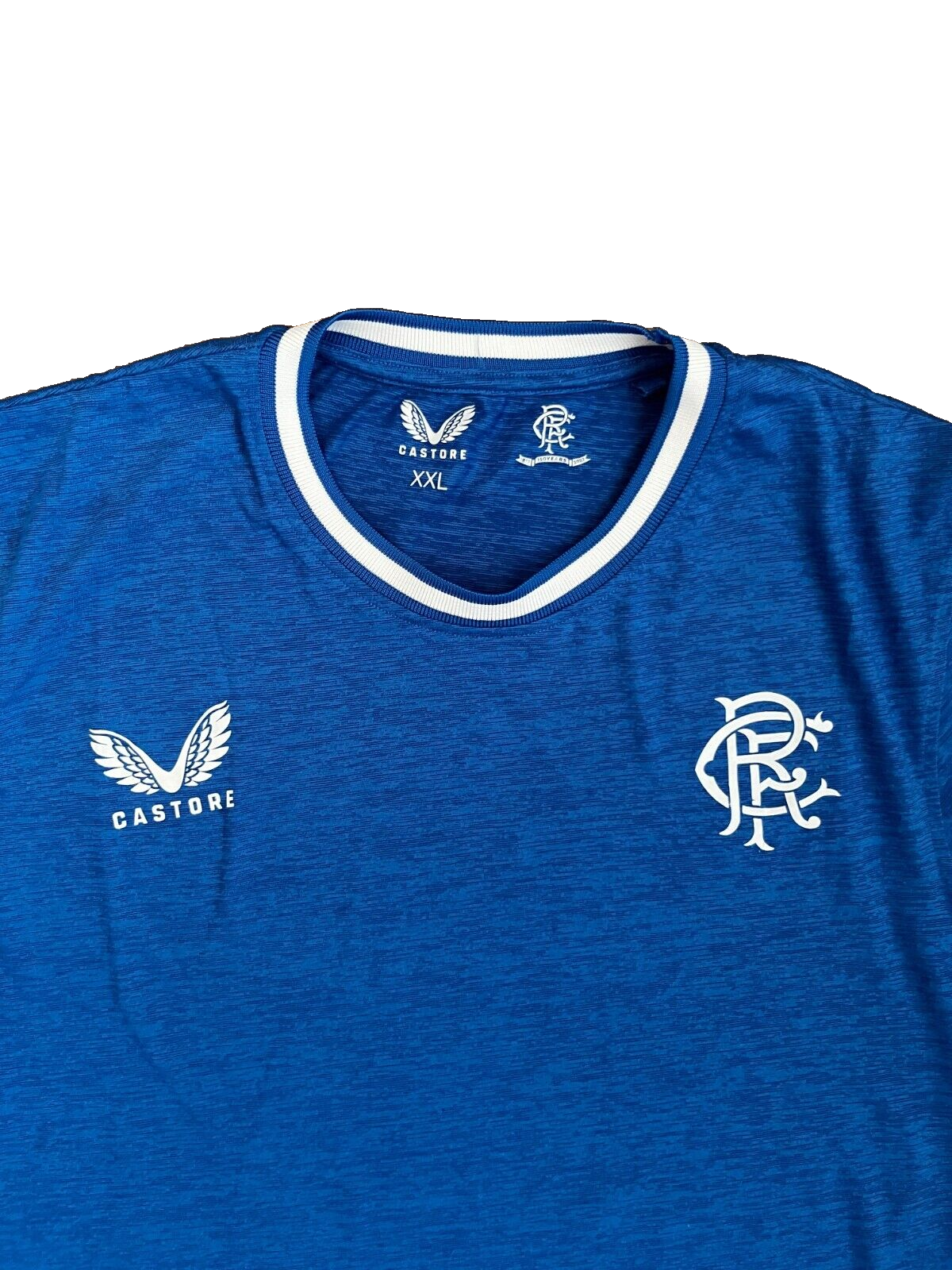 Glasgow Rangers Football Pre Match Training Shirt Jersey Castore Size Men XXL