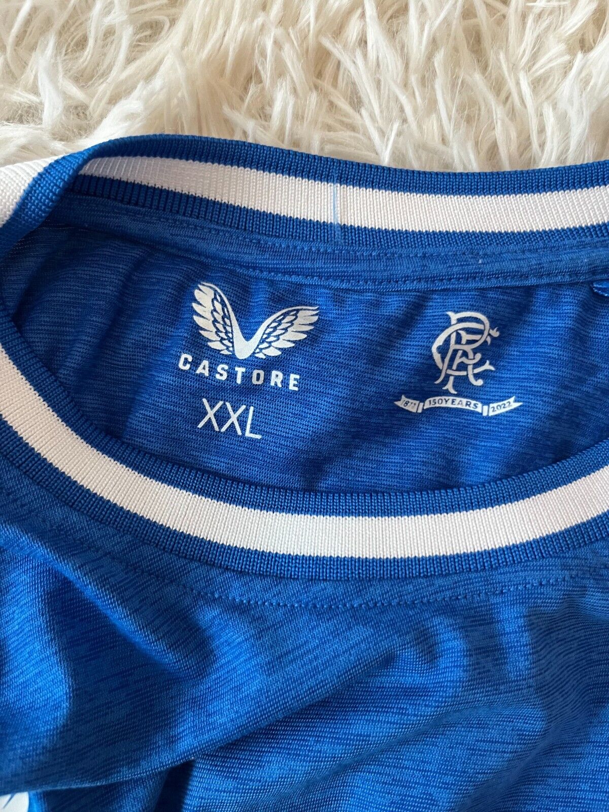 Glasgow Rangers Football Pre Match Training Shirt Jersey Castore Size Men XXL