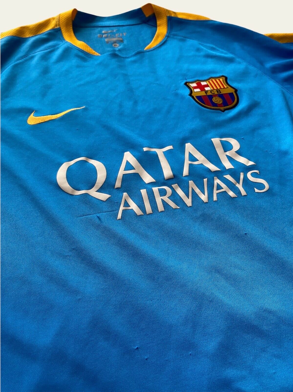 Barcelona Training Shirt 2015 2016 Jersey Nike Trikot Camiseta Mailot Men XL