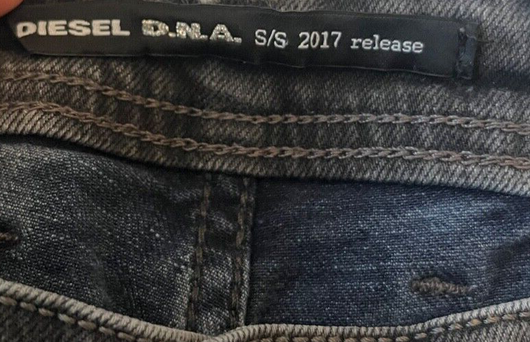 Diesel Jeans Black Mens Size 33 D.N.A 2017 Release Stretch Made in Italy