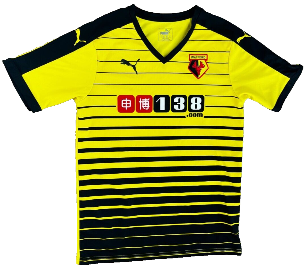Watford Jersey Football 2015 2016 Home Shirt Puma Size Men Medium