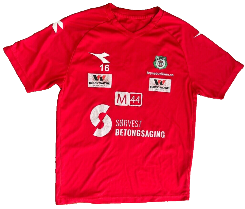 FK Bryne Jersey 2020 2021 Training Shirt Diadora Football Men CHECK MEASUREMENTS