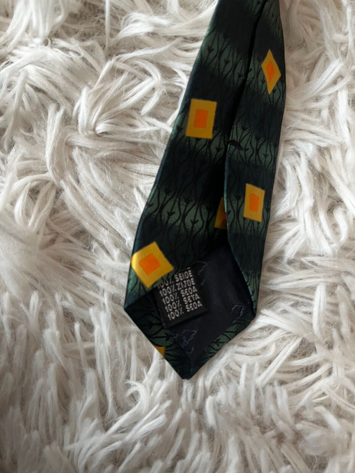 BNWT Pal Zileri Gruppo Forall Silk Multi Color Geometric Neck Tie