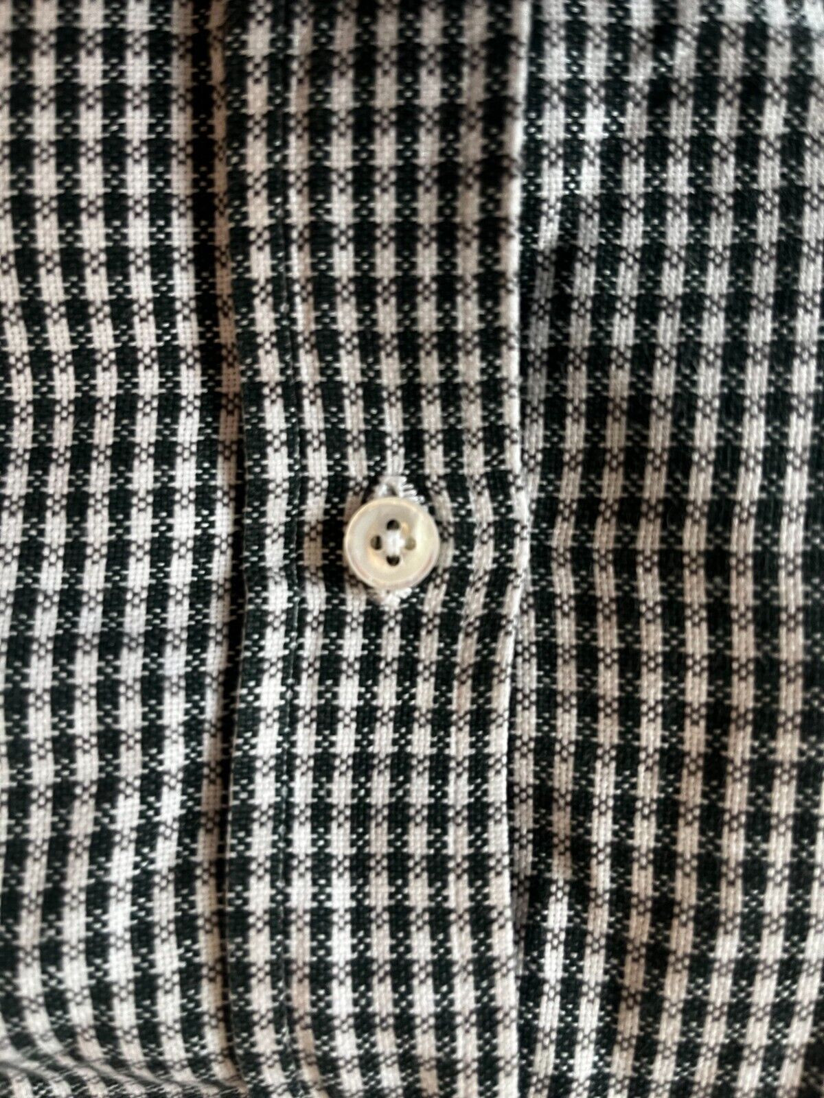 Salvatore Piccolo Napoli Button Up Shirt Cotton Linen Blend Men Size M 39 15 1/2