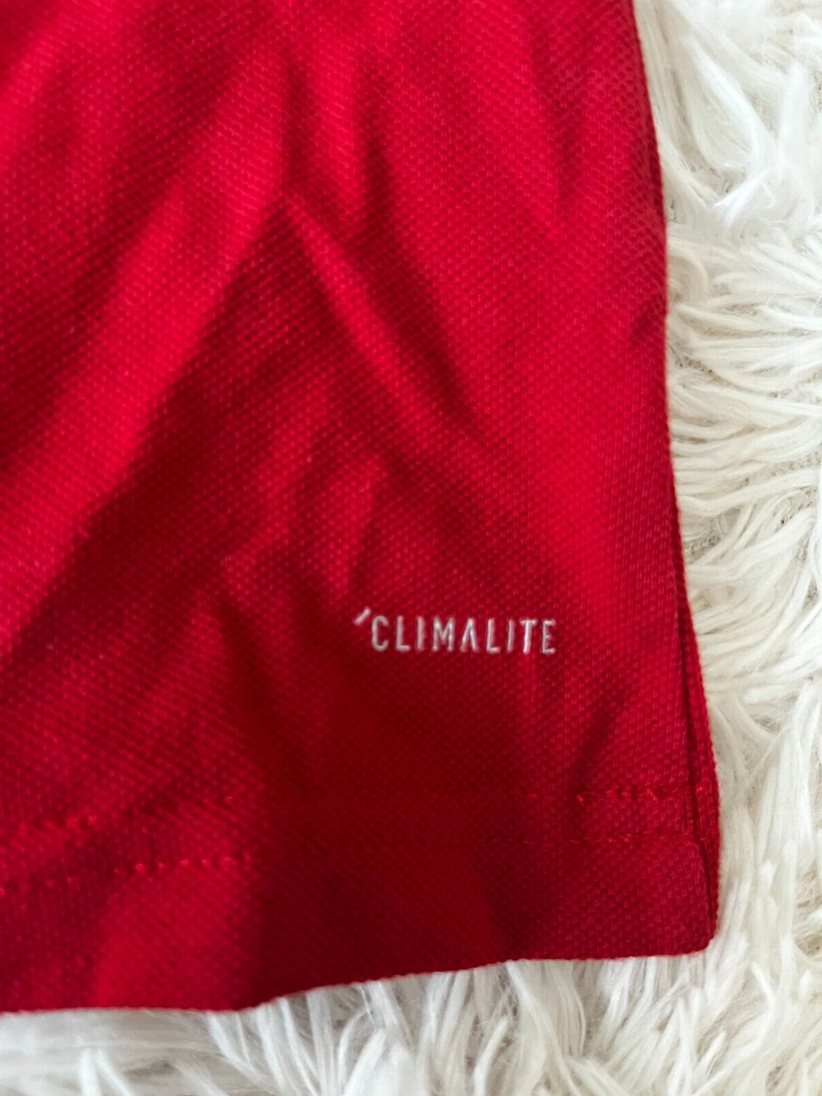 Manchester United Training Polo Shirt Jersey Adidas Camiseta Trikot Mailot L