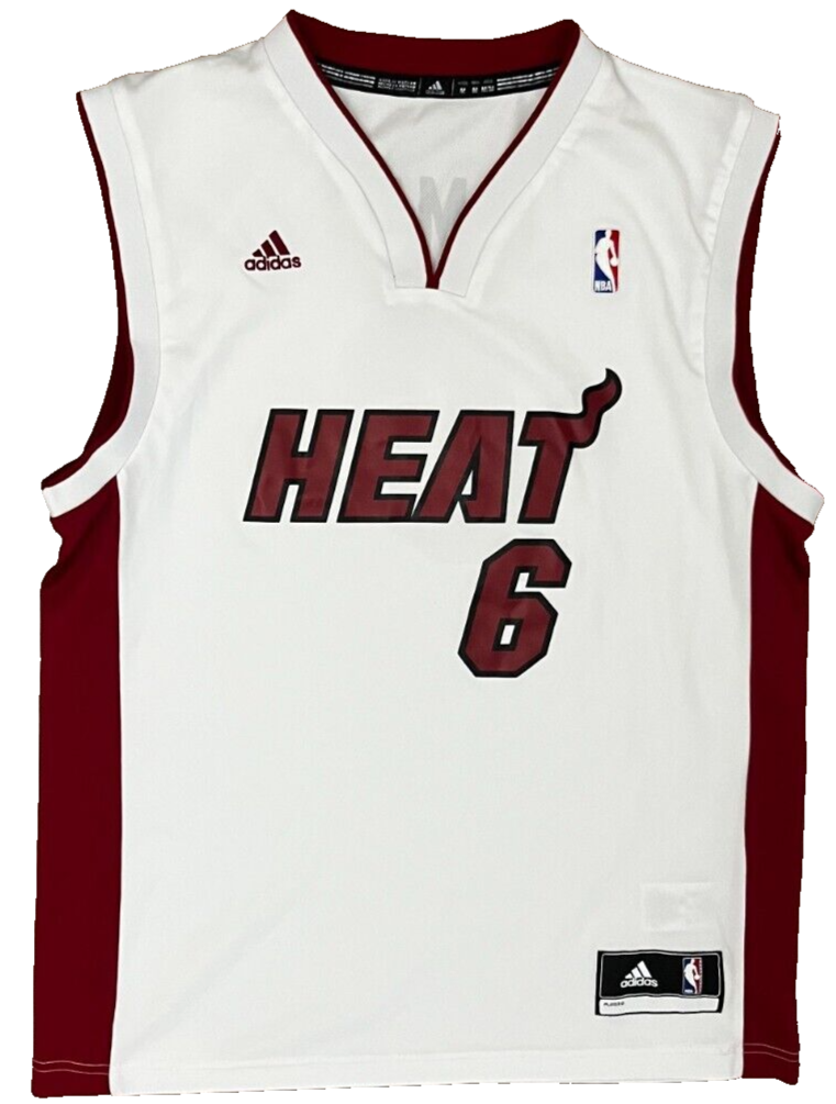 Lebron James 2013 Miami Heat Shirt Jersey Adidas Camiseta Trikot Mailot Size M
