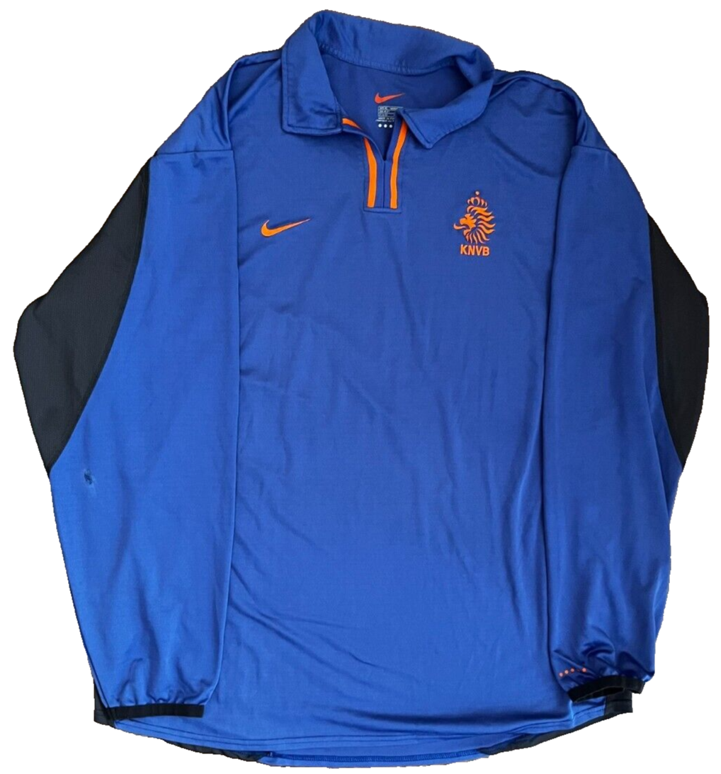 RARE Netherlands 2000 2001 2002 Away Shirt Jersey Long Sleeve Nike Size Men XL