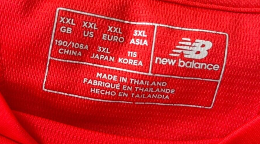 Liverpool Jersey 2016 2017 Training Shirt New Balance Football Size Men XXL