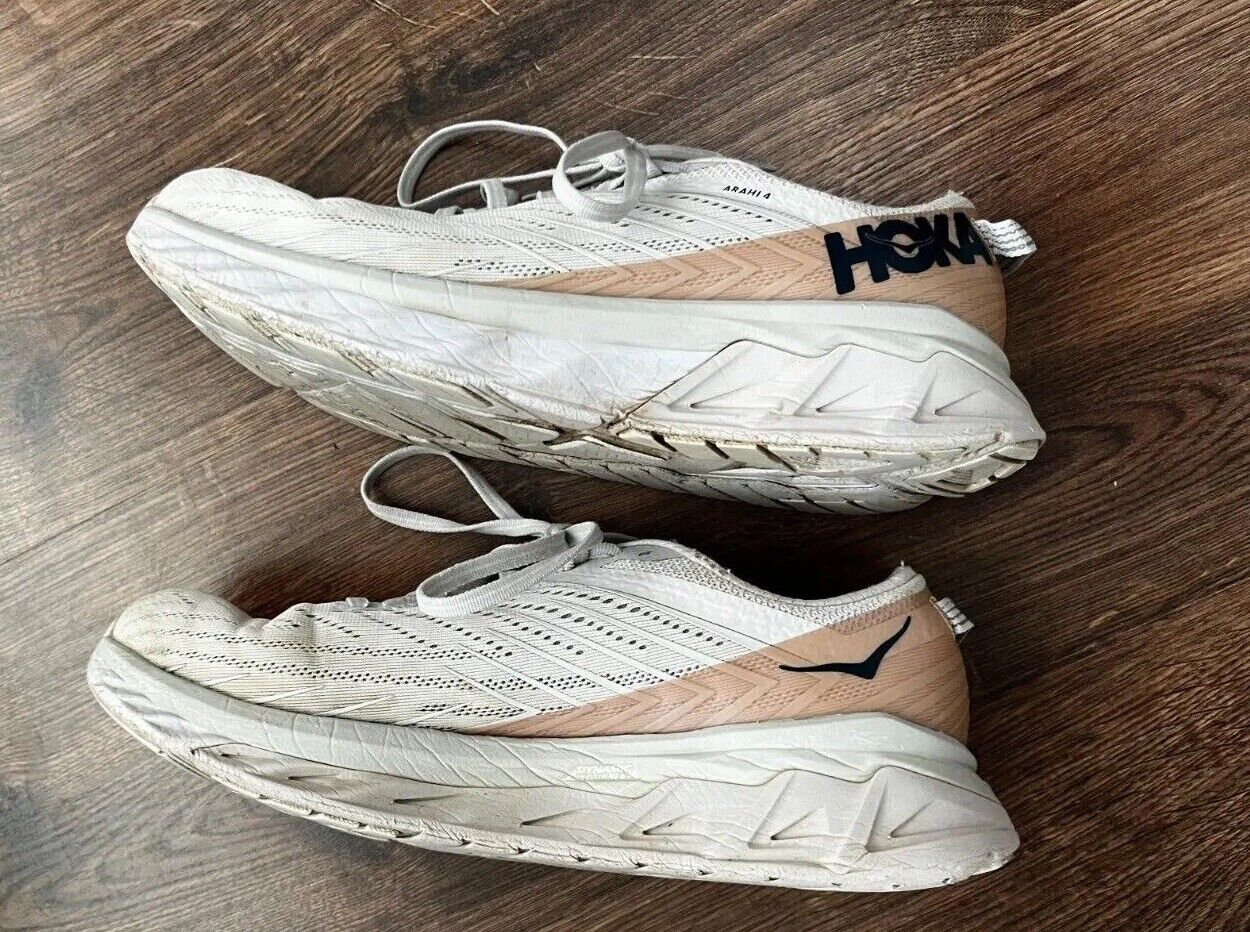 Hoka One One Arahi 4 Wide Running Trainers Sneakers Shoes Men Size US 9.5