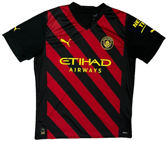 Manchester City 2022 2023 Away Shirt Jersey Puma Camiseta Trikot Mailot Size L