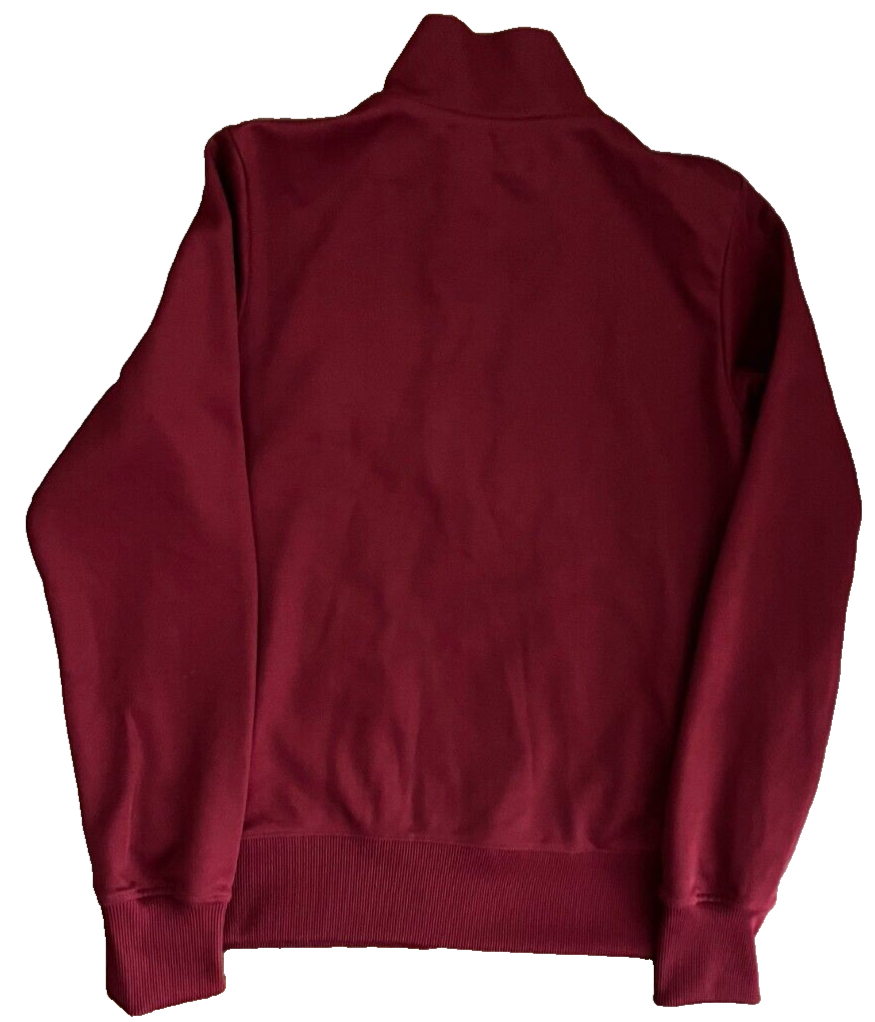 Fred Perry Full Zip Track Jacket Womens Size 10 Red Casual Sportswear Top