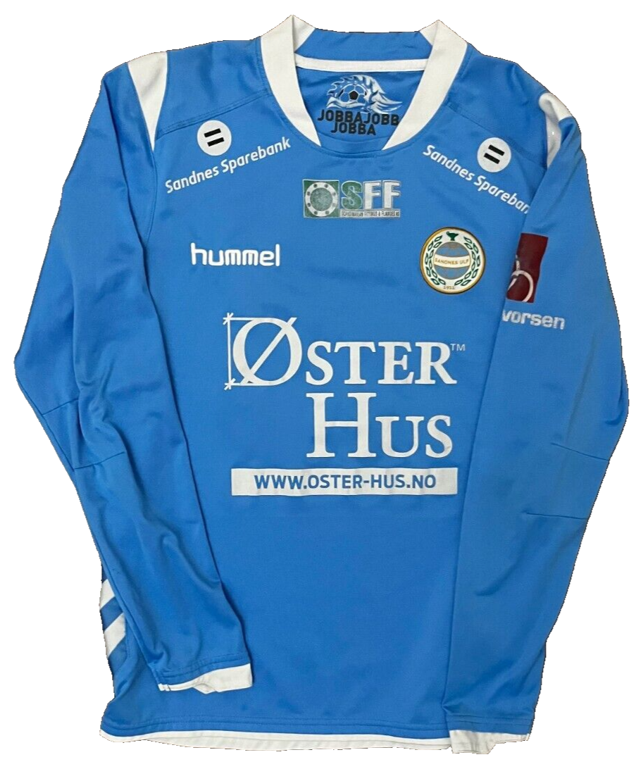 Sandnes Ulf 2013 2014 Home Shirt Jersey Hummel Camiseta Trikot Mailot