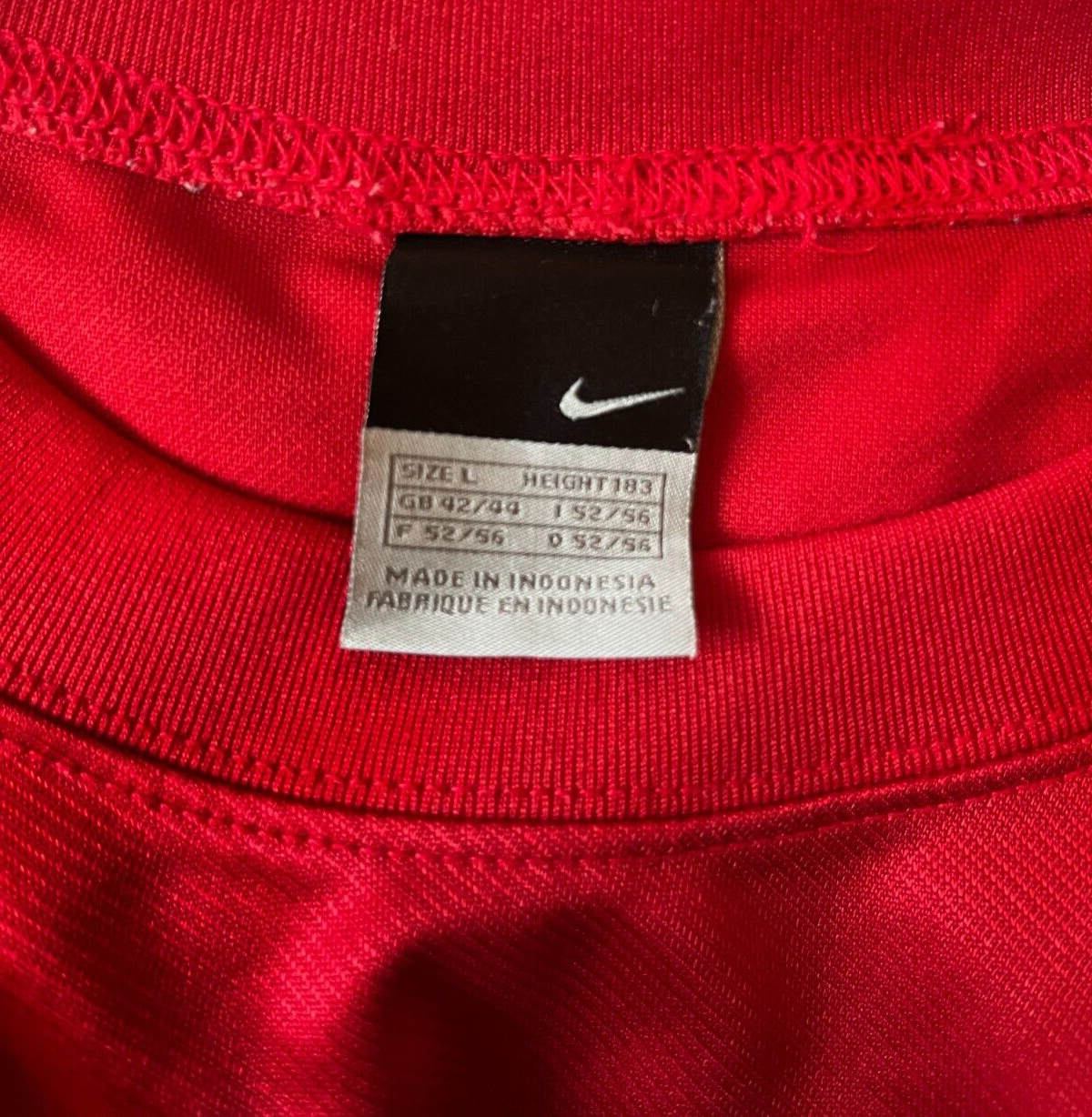 Turkey Jersey 2004 2005 2006 Training Shirt Nike Football Size Men L