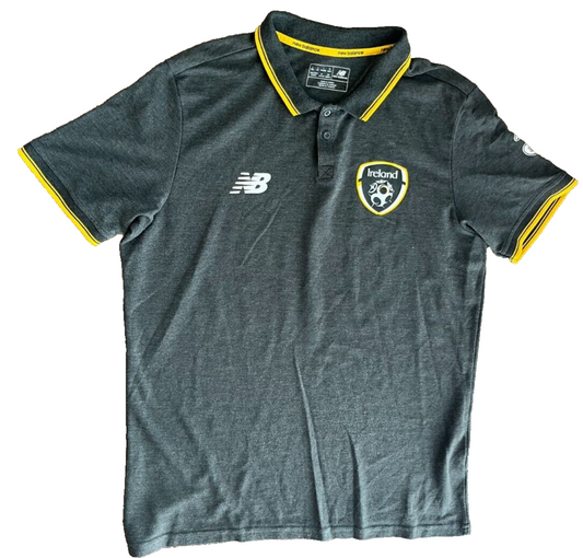 Ireland Jersey Training Polo Shirt New Balance Football Size Men L