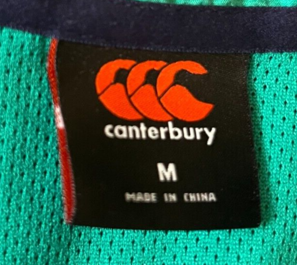 Ireland Rugby IRFU Training Jacket Canterbury Windbreaker Size Men M