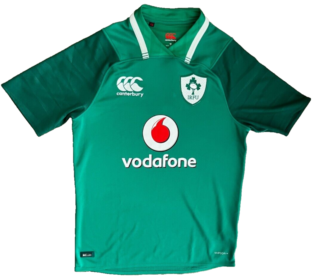 Ireland Rugby IRFU Jersey 2017 2018 Home Shirt Canterbury Vapodri+ Size Men M