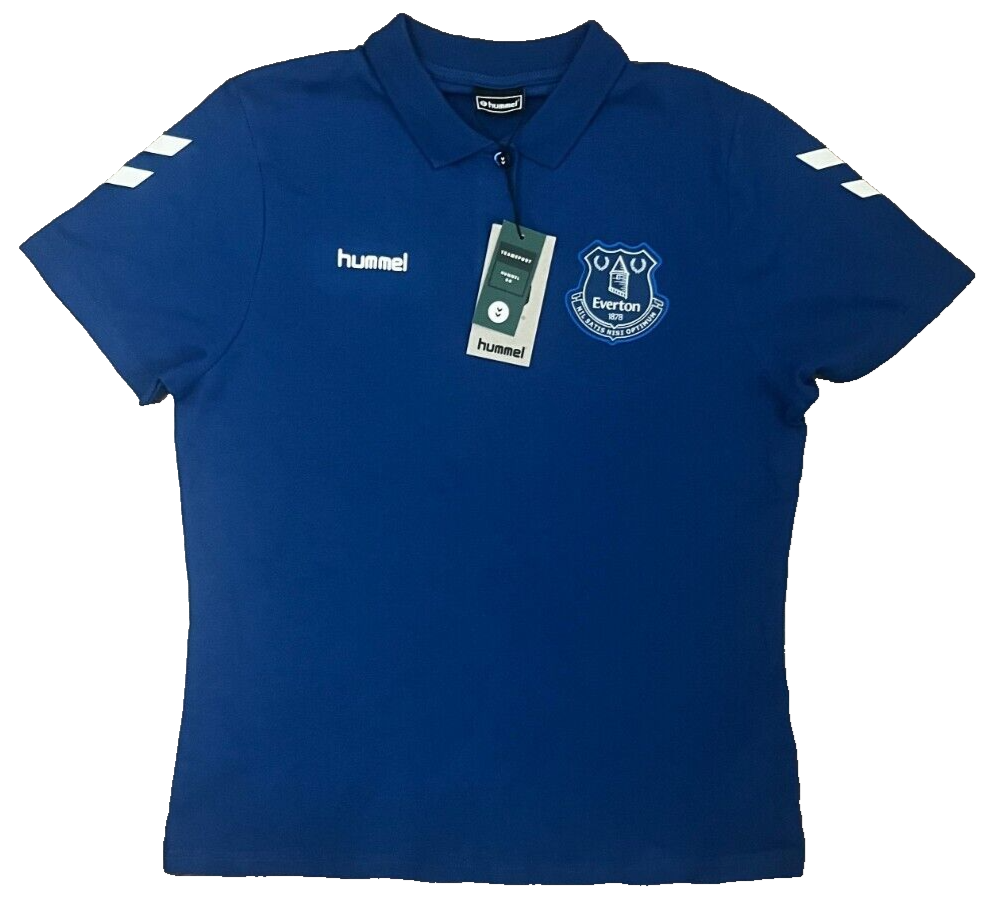 BNWT Everton Women Presentation Shirt Jersey Hummel Camiseta Trikot Mailot L