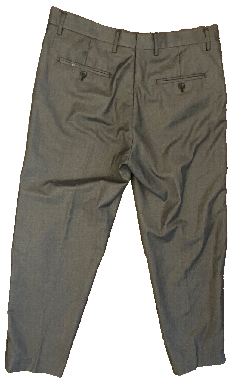Versace Couture Dress Pants Trousers Gray Men CHECK MEASUREMENTS