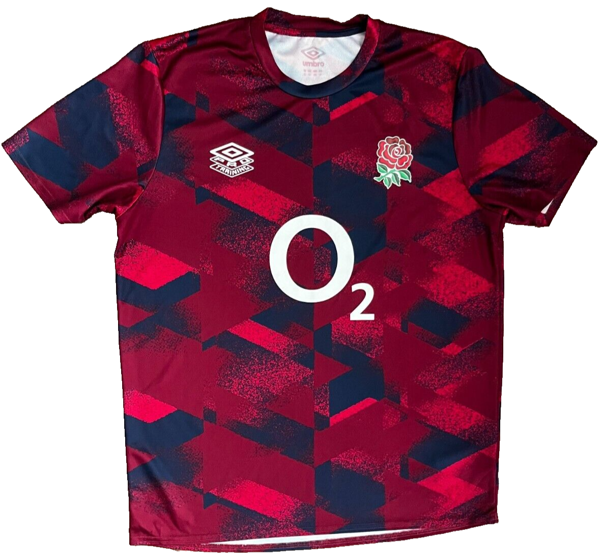 England Rugby Pro Training Shirt Jersey Umbro Camiseta Trikot Mailot Size Men L
