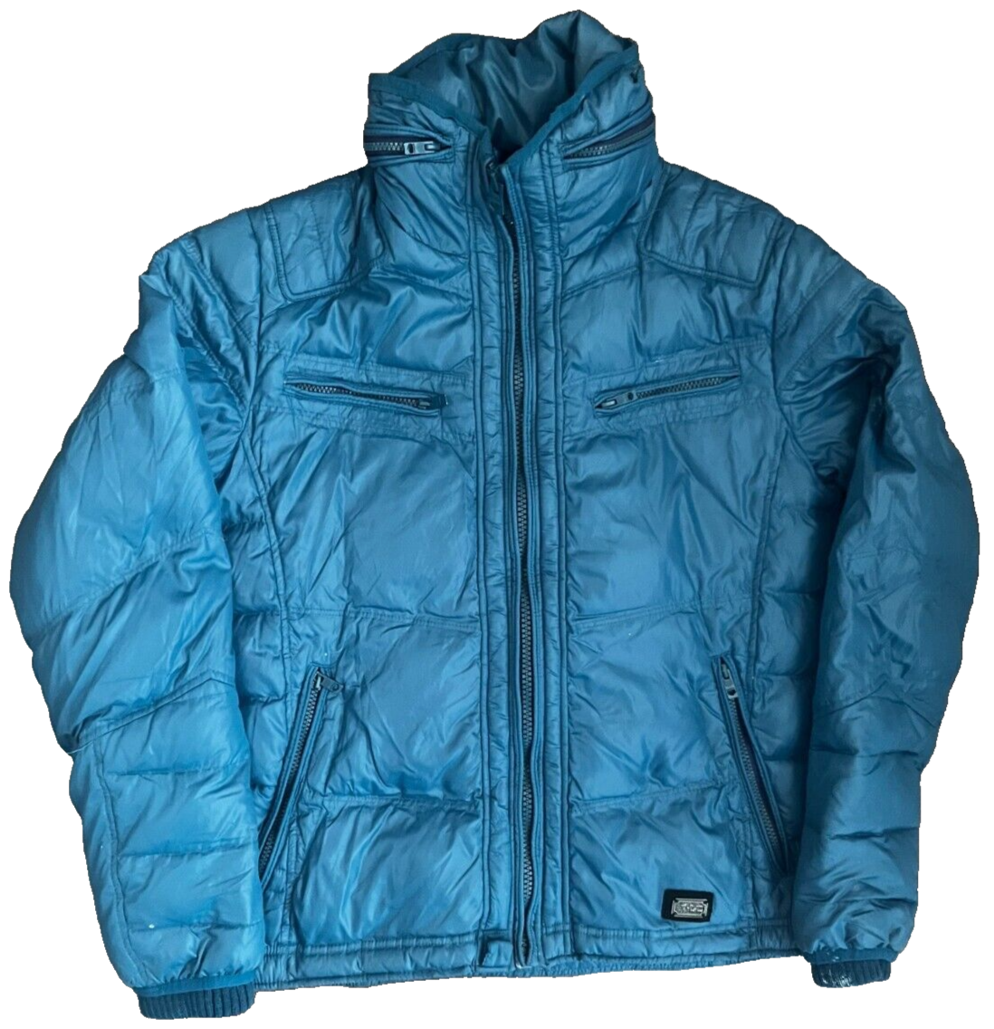 Vintage Diesel x Teflon DuPont Puffer Duck Down Jacket Blue Sudadera Size Men L