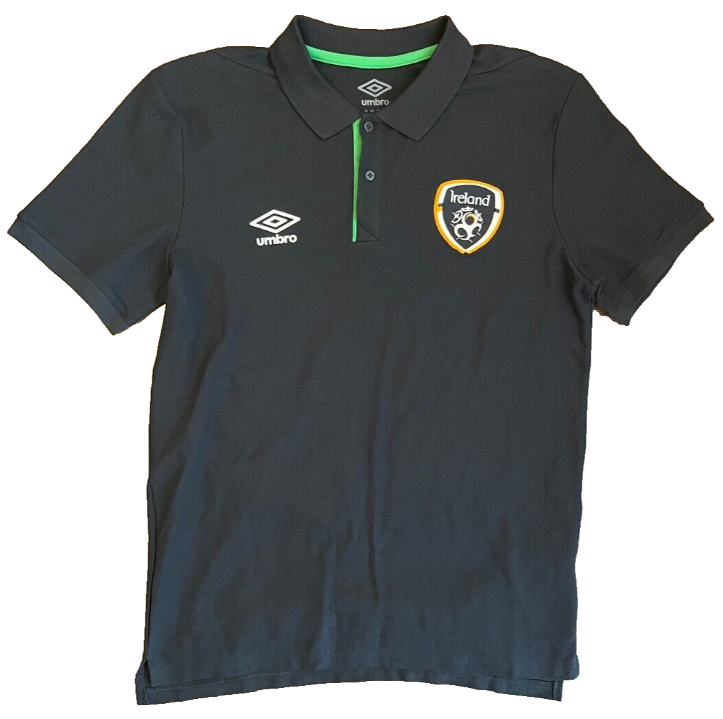 BNWT Ireland Jersey Training Polo Shirt Umbro Football Men Size M