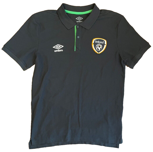 BNWT Ireland Jersey Training Polo Shirt Umbro Football Men Size M