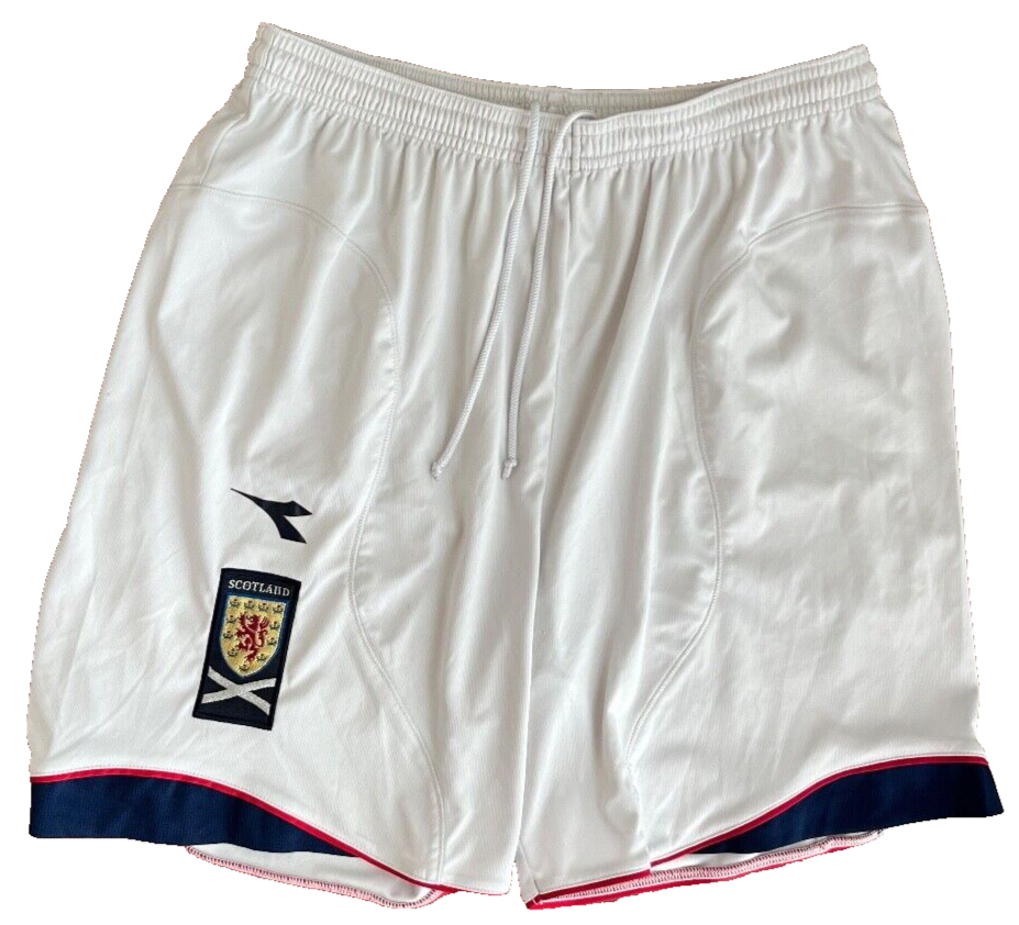 Scotland 2008 2009 Home Shorts Football Diadora Men Size S