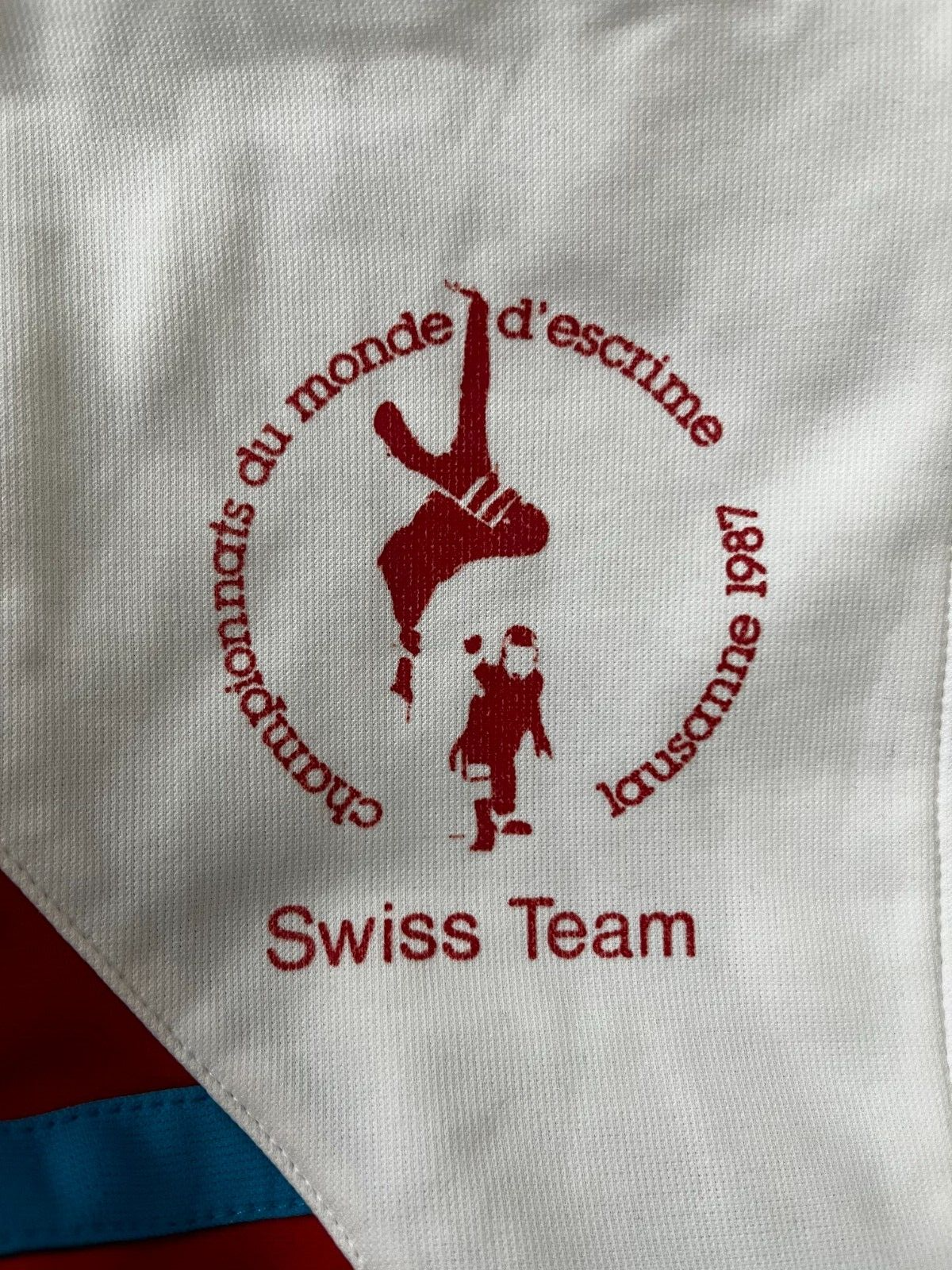 Vintage Switzerland 1987 Fencing Team Adidas Track Suit Jacket Pants Size Men M