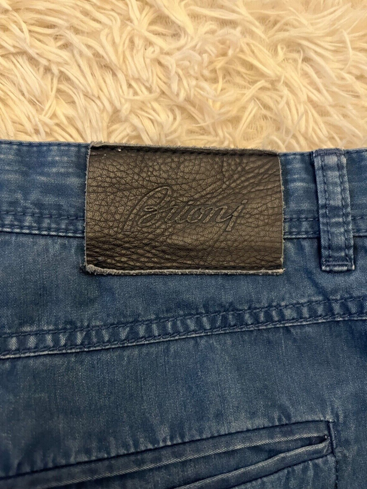 Brioni Jean Pants Trousers Sunset Jeans Size Men 40 Blue Made in Italy